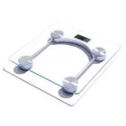 Balanca digital corporal 180kg led transparente banheiro academia vidro temperado domestica body fitness