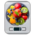 Balança Digital de cozinha inox 10kg precisão dieta fitness dieta