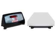 Balança Eletrônica Plataforma Inox 40x60cm Slim - Bateria - 150Kg/50g, 300Kg/100g - PLT 150/300 - Selo Inmetro - Triunfo