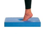 Balance Pad Airex 50 x 41 x 6 cm Almofada de Equilíbrio Azul Propriocepção Pilates Coordenação