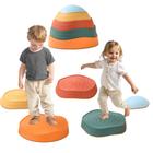 Balance Stepping Stones LoomLark para crianças, 5 peças antiderrapantes