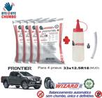 Balanceamento Automático Sem Chumbo Nissan Frontier Pneus 33X12.5 R18 Tipo B - Kit 4 Pneus + Bisnaga