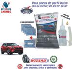 Balanceamento Automático Sem Chumbo Toyota Corolla Cross 17" e 18" - Kit 5 Pneus e Bisnaga