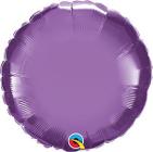 Balao 18 redondo solto roxo cromado 89539 - Qualatex