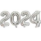Balão 2024 40 cm Ano Novo Reveillon Dourado Prata ou Rosê