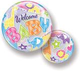Balao 22 bubble simples welcome baby animais coloridos 25860