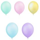 balão 9 polegadas redonda c/100 un Happy Day bexiga látex