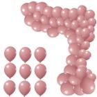 Balão Bexiga 9 Polegadas Pacote Com 50, Balão Liso Para Decoração De Festas E Eventos Várias Cores