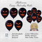 Balão Bexiga Halloween 10 Unid Premium Decoração Festas Eventos Balada - Happy Day