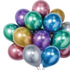 Balão Bexiga Metalizada Maxxi Chrome 25 Unidades 5" Festa Comemoração - Várias Cores - Fest Ball - FestBall