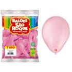 Balão Bexiga N 7 Rosa Baby Com 50 unidades - São Roque
