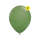 Balão Bexiga Verde Eucalipto Liso Número 5 Polegadas Pequeno Para Festas 50 Unidades - Festball
