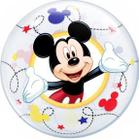 Balão Bubble Mickey Disney 12 Pol Unitário Qualatex 22881u