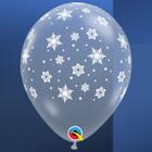 Balão Cristal Transparente Flocos de Neve 11Pol Unit 40574u