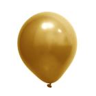Balão Cromado Metalizado Dourado nº5 12cm - 25 Unidades - Art Latex