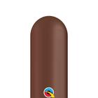 Balão de Festa Canudo 350" - Chocolate Brown (Chocolate Marrom) - 1 unidade - Qualatex - Rizzo