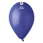 Balão de Festa Látex Liso - Blue (Azul) 046 - Gemar - Rizzo