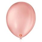Balão de Festa Látex Liso - Rosê - 50 Unidades - Balões São Roque