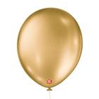 Balão de Festa Metallic - Dourado - 25 Unidades - 9" 23cm - Balões São Roque