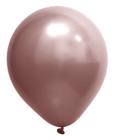 Balão de Festa Redondo Profissional Látex Cromado - Cores - 12" 30cm - 24 Unidades