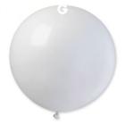Balão De Látex Branco Standard 31 Pol Unit Gemar 950168u