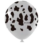 Balão Decorado Vaquinha Preto e Branco nº11 28cm - 25 Un - Art-Latex