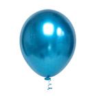 Balão Látex Azul Platino 10 Polegadas - 25 Unidades - Aluá Festas