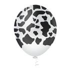 Balão Látex Decorado Vaquinha 10" - 25un - Aluá Festas