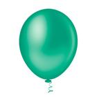 Balão Látex Verde Escuro 10 Polegadas - 50 Unidades - Aluá Festas