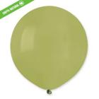 Balão Látex Verde Oliva Standard 19Pol Pc 25un Gemar 159851