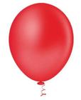 BALÃO LISO REDONDO - PIC PIC Nº 05 - VERMELHO - Pacote com 50 unidades
