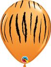 Balão Listras de Tigre Safari 11 Pol Unit Qualatex 55474u
