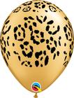 Balão Manchas de Leopardo Safari 11 Pol Unit Qualatex 55478u