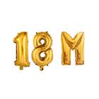 Balão Metalizado Dourado Comemoração 18M Instagram TikTok - RT