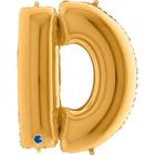 Balão Metalizado Letra D Dourado Ouro 40 Pol Grabo Gb62326