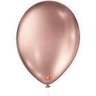 Balão Metalizado N090 Rose GOLD - Pacote com 25 Unidades - Sao Roque