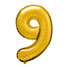 Balão Metalizado Números 16" 40cm - Dourado - 01 unidade - Balões São Roque
