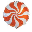 Balão Microfoil Pirulito Laranja - 1 unidade - 45cm (18'') - Balões São Roque - Rizzo