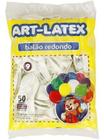Balão Nº9 Liso Com 50 Unidades Cor Bege - Decore Sua Festa - Art Látex