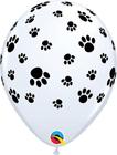 Balão Patinha de Cachorro 11 Pol Unitário Qualatex 76892u