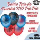 Balão Pic Pic Teia de Aranha N10 Sortido C/25un Festa Aniversario - Crgfestas