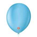 Balão Profissional Premium Uniq - 16'' 40 cm - Azul Light - 10 unidades - Balões São Roque