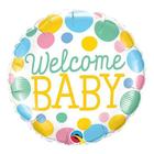 Balão Qualatex 04" - Redondo Solto - Welcome Baby-Poás Maternidade - 1 Un