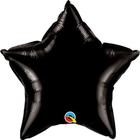 Balão Qualatex 09" - Estrela - Preto Onix Metalizado Liso - 1 Un