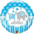 Balão Qualatex 18" - Redondo - E Um Menino-Elefantes - 1 Un