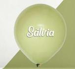 BALÃO REDONDO LISO- ART-LATEX Nº 05 - SÁLVIA - Pacote com 50 unidades