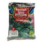 Balão São Roque 7 Polegadas CINTILANTE C/50 Unidades Látex