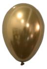 Balão São Roque Metalizado N9 C/25un Dourado