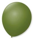 Balão São Roque Número 7 Verde Militar 50 Unidades - Sao Roque