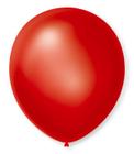 Balão São Roque Número 7 Vermelho Cintilante 50 Unidades